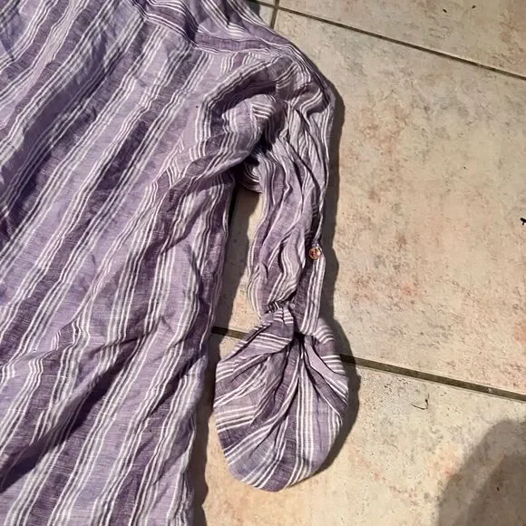 bugatchi purple mens dress shirt plaid button up shirt school boy - Picture 6 of 11